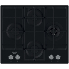 Hotpoint HAGS 62F/BK Černá Vestavěné 59 cm Plynový 4 zóna/zón