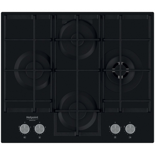 Hotpoint HAGS 62F/BK Černá Vestavěné 59 cm Plynový 4 zóna/zón