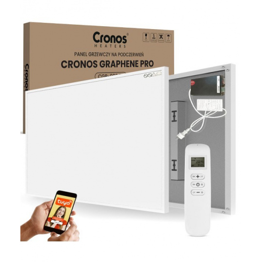 CRONOS GRAFEN PRO CGP-900TWP 900W INFRAZÁŘIČ S DÁLKOVÝM OVLÁDÁNÍM