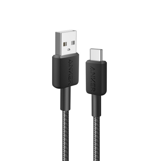 Anker 322 USB kabel 0,9 m USB A USB C Černá