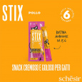 SCHESIR Stix kuřecí krém - pochoutka pro kočky - 6x15g