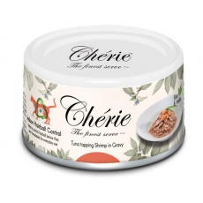 CHERIE Tuna and shrimp mix - mokré krmivo pro kočky - 80g