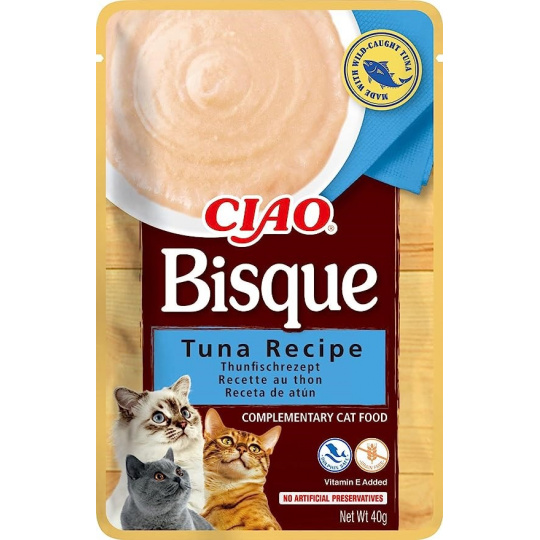 INABA Ciao Bisque Tuna - pamlsek pro kočky - 40g