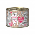 LOVE IS WHERE A CAT IS®  Turkey with guinea fowl - mokré krmivo pro kočky - 200g