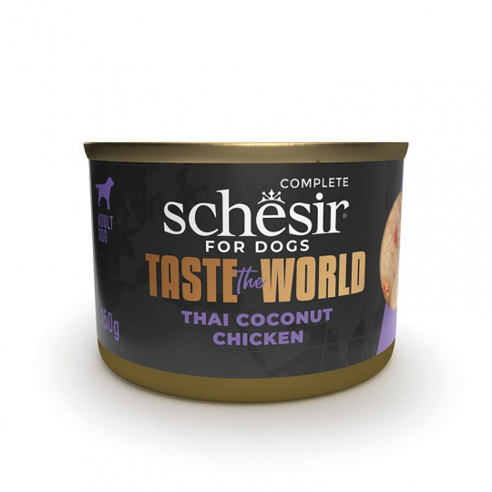 SCHESIR Taste the world Chicken thai coconut - vlhké krmivo pro psy - 150g