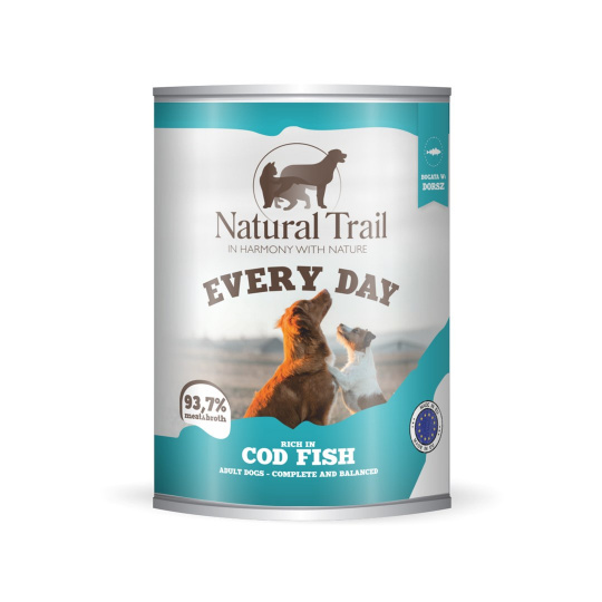 NATURAL TRAIL Every Day Rich in cod fish - vlhké krmivo pro psy - 800g