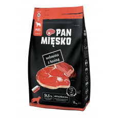 PAN MIĘSKO Beef with goat XS - suché krmivo pro psy - 9kg