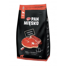 PAN MIĘSKO Beef with goat M - suché krmivo pro psy - 20kg