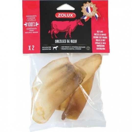 ZOLUX Beef ear - žvýkačka pro psa - 40g