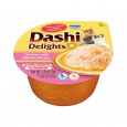 INABA Dashi Delights Chicken with salmon in broth - pamlsek pro kočky - 70g