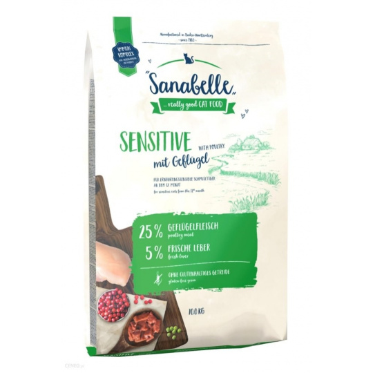 BOSCH Sanabelle Sensitive - suché krmivo pro kočky - 10 kg