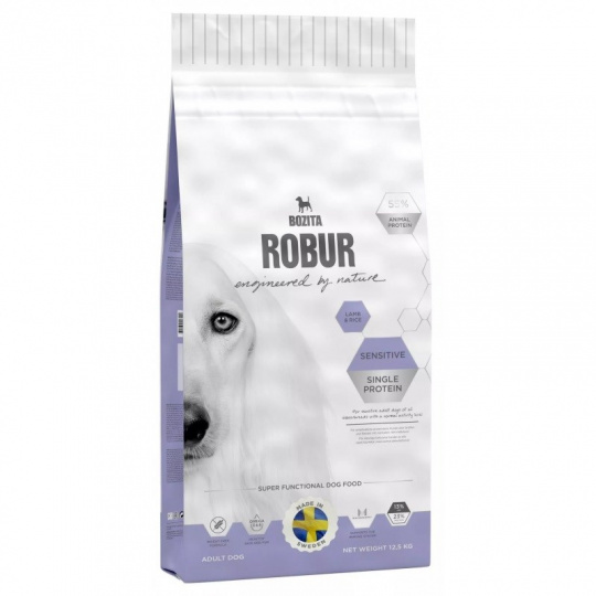 BOZITA Robur Sensitive Single Protein Lamb and Rice - suché krmivo pro psy - 3kg