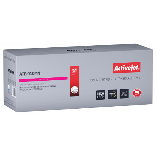 Activejet toner ATB-910MN (náhradní Brother TN-910M; Supreme; 9000 stran; fialový)