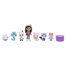 Gabby's Dollhouse Deluxe Figure Gift Set with 7 Toy Figures and Surprise Accessory