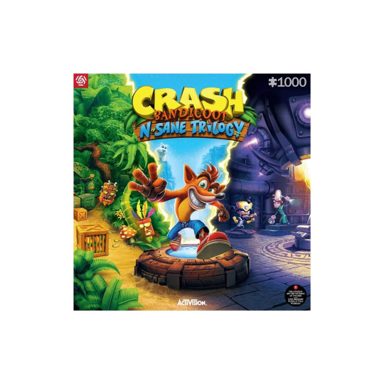 Good Loot Herní puzzle: Crash Bandicoot N. Sane Trilogy (1000 dílků)