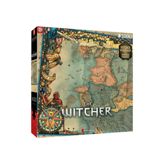 Good Loot The Witcher: Northern Kingdom Map Puzzle 1000 kusů