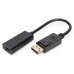 Digitus AK-340400-001-S adaptér k video kabelům 0,15 m DisplayPort HDMI Černá