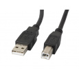 Lanberg CA-USBA-10CC-0018-BK USB kabel USB 2.0 1,8 m USB B Černá