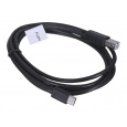 Lanberg CA-USBA-13CC-0018-BK USB kabel 1,8 m USB 2.0 USB C USB B Černá