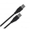 Lanberg CA-USBA-20CU-0010-BK USB kabel 1m 2.0 USB A Černá