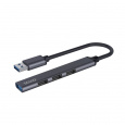 SAVIO AK-70 USB-A hub - 3 × USB-A 2.0, 1 × USB-A 3.1 GEN 1, 4 v 1, 5 Gb/s