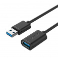 UNITEK Y-C458GBK USB kabel USB 3.2 Gen 1 (3.1 Gen 1) 1,5 m USB A Černá