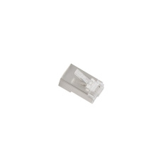 Lanberg PLS-5020 kabelový konektor RJ-45 cat.5e FTP Nerezová ocel, Průhledná