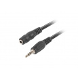 Lanberg CA-MJFJ-10CC-0050-BK audio kabel 5 m 3.5mm Černá