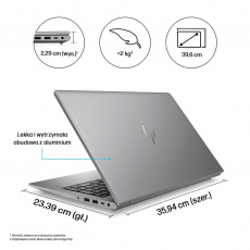 HP ZBook Power G10 Intel® Core™ i7 i7-13700H Mobilní pracovní stanice 39,6 cm (15.6") Full HD 32 GB DDR5-SDRAM 1 TB SSD NVIDIA RTX A1000 Wi-Fi 6E (802.11ax) Windows 11 Pro Šedá Nový / Repack