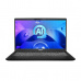 MSI Modern 15 H AI C1MG-010PL Intel Core Ultra 7 155H Laptop 39,6 cm (15.6") Full HD 16 GB DDR5-SDRAM 512 GB SSD Wi-Fi 6E (802.11ax) Windows 11 Home Černá