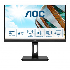 AOC Q27P2Q LED display 68,6 cm (27") 2560 x 1440 px Quad HD Černá