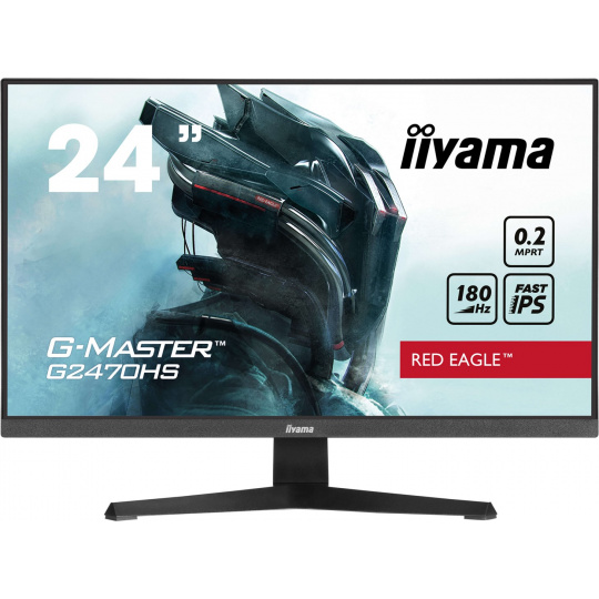 iiyama G-MASTER G2470HS-B1 počítačový monitor 60,5 cm (23.8") 1920 x 1080 px Full HD LCD Černá