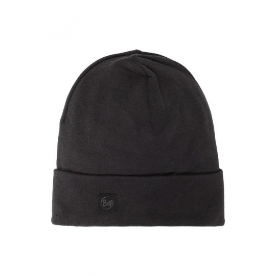 Volná zimní čepice Buff Heavyweight Merino Wool Hat - černá