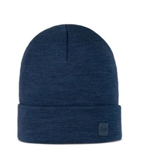 BUFF MERINO HEAVYWEIGHT BEANIE SOLID NIGHT BLUE čepice