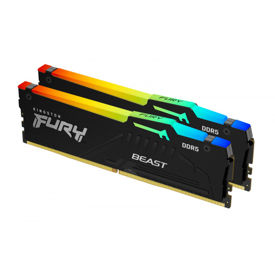 Kingston Technology FURY Beast RGB paměťový modul 32 GB 2 x 16 GB DDR5 3000 MHz ECC