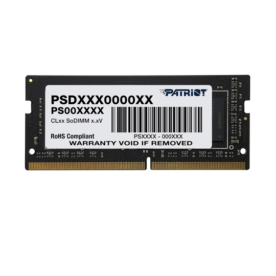 Patriot Memory Signature PSD48G26662S paměťový modul 8 GB 1 x 8 GB DDR4 2666 MHz