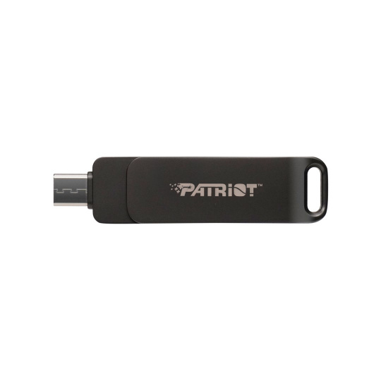 Flashdrive PATRIOT Rage R550 256GB 100 MB/S USB A+C Otočný design (PE256GR550DSAD) Černá