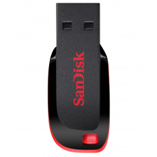 SanDisk Cruzer Blade USB paměť 128 GB USB Typ-A 2.0 Černá, Červená