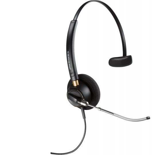 POLY Monaurální headset EncorePro 510V s hlasovou trubičkou + Quick Disconnect