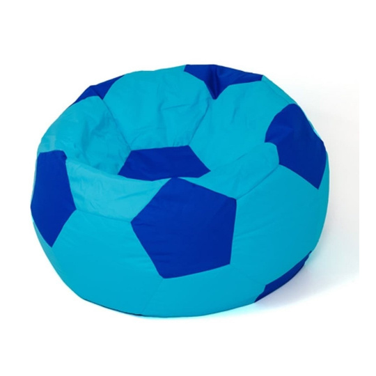 Sako taška pouffe ball blue- cornflower L 80 cm