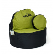 Sako bag pouffe Coffee black-olive XXL 120 x 80 cm