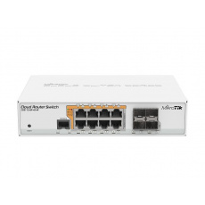 Mikrotik CRS112-8P-4S-IN síťový přepínač Gigabit Ethernet (10/100/1000) Podpora napájení po Ethernetu (PoE) Bílá