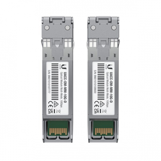 Ubiquiti UACC-OM-MM-10G-D-2 síťový transceiver modul Optické vlákno 10000 Mbit/s 850 nm