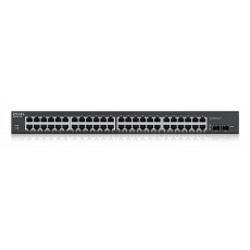 Zyxel GS1900-48HPv2 Řízený L2 Gigabit Ethernet (10/100/1000) Podpora napájení po Ethernetu (PoE) Černá