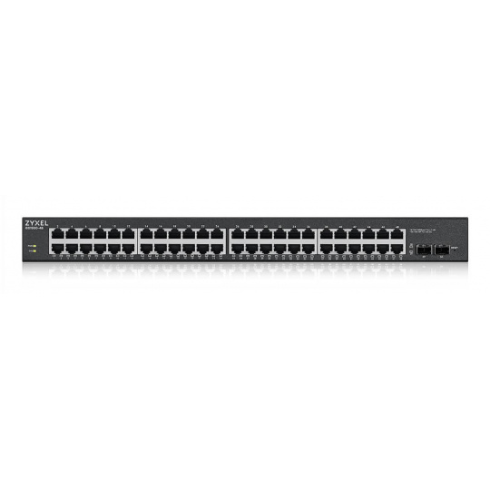 Zyxel GS1900-48HPv2 Řízený L2 Gigabit Ethernet (10/100/1000) Podpora napájení po Ethernetu (PoE) Černá