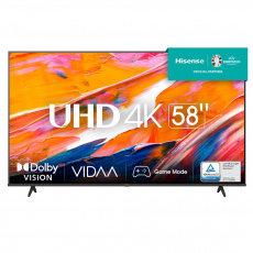 Hisense 58A6K televizor 147,3 cm (58") 4K Ultra HD Smart TV Wi-Fi Černá 300 cd/m²