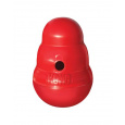 Hračka Kong Dog Wobbler, plniaca, červená, plast, S