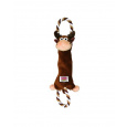Hračka Kong Dog Knots Preťahovadlo Sob, pískacie, polyester, M/L