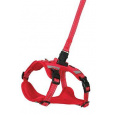 Szelki dla psa z smyczą 2m CLIP&GO czerwona M Zolux