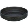 BE NORDIC keramická miska plytká, 0.3l / 16 cm, černá